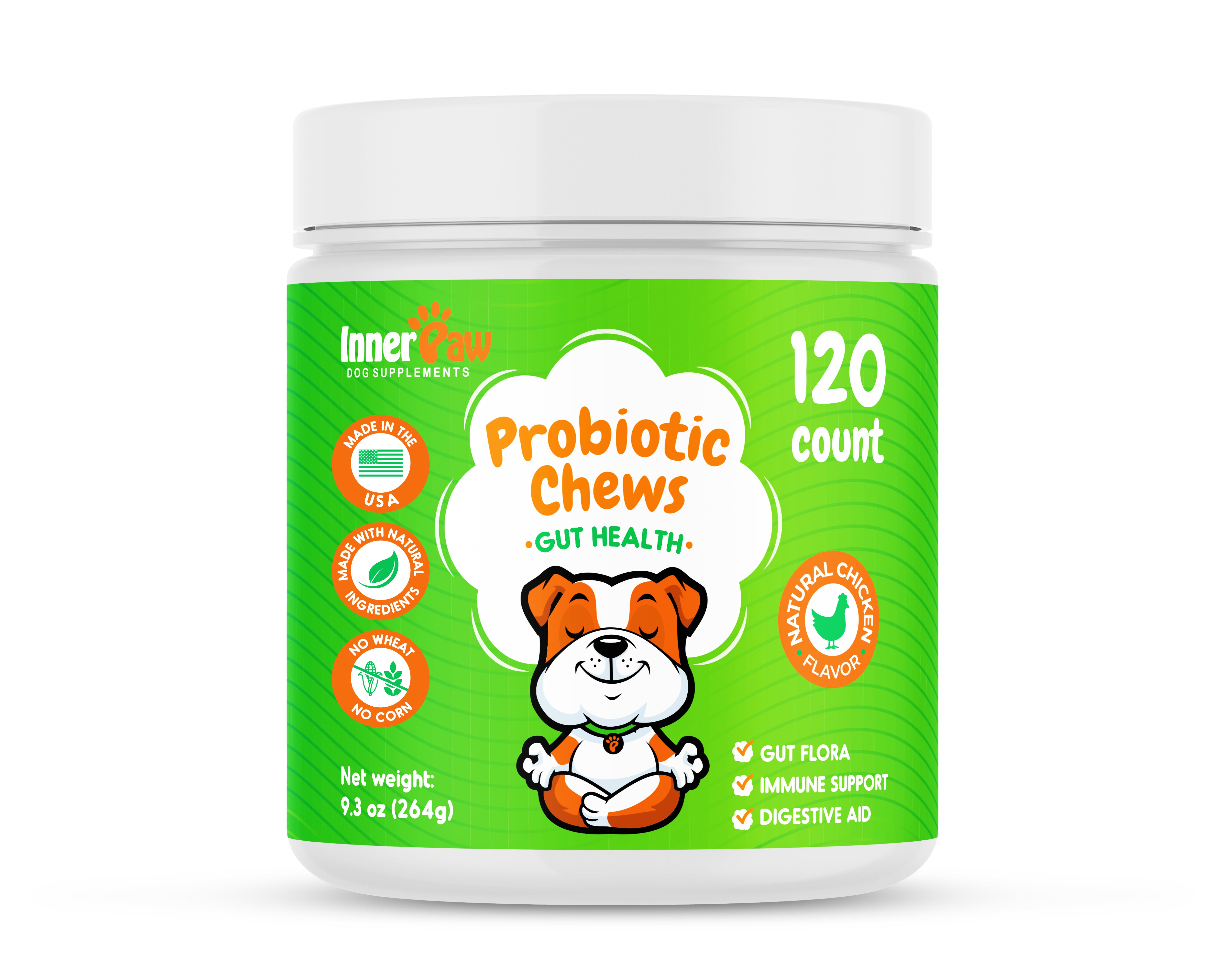 Probiotic Soft Chews - 120 Soft Chews