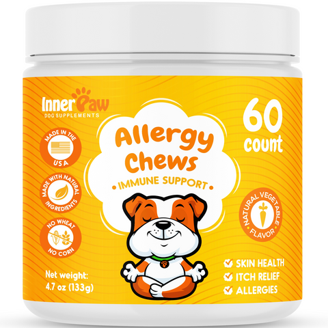 Allergy Chews – Itch Relief & Immune Support for Dogs, 60 Count